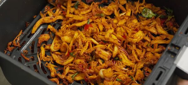 Sấy thịt gà bằng nồi chiên không dầu