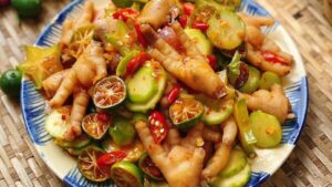 chân gà sốt thái để được bao lâu