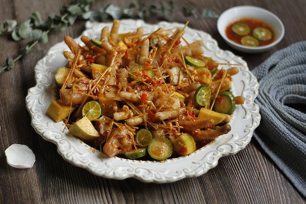 Chân gà sốt Thái để được bao lâu?