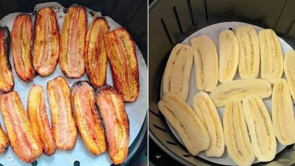 cách làm chuối sấy bằng nồi chiên không dầu
