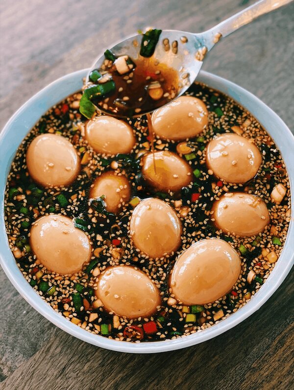 So sánh trứng ngâm tương tùy vào từng loại trứng
