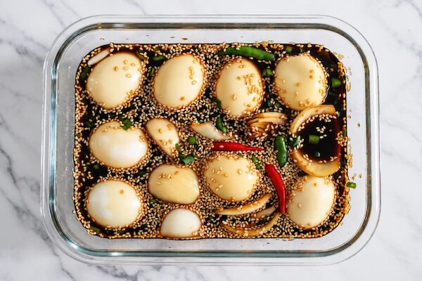 1 quả trứng ngâm tương bao nhiêu calo?